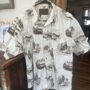 Men’s vintage cowboy button down